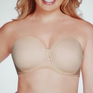 Vanity Fair Beauty Back Strapless Convertible Rose Beige Bra, 40D